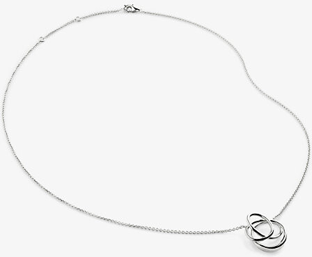 Monica Vinader Womens Nura Wrap Sterling-Silver Pendant Necklace 1 Size