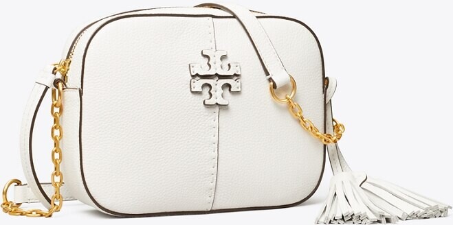 Tory Burch Pebbled Leather McGraw Camera Bag (SHF-19136) – LuxeDH