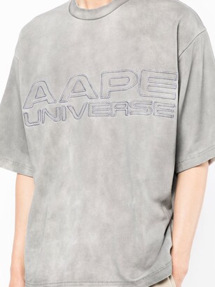 AAPE BY *A BATHING APE® embossed logo T-shirt