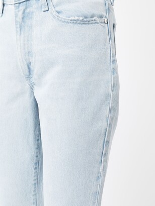 Nobody Denim Bessette high-waisted straight leg jeans
