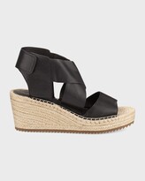 Thumbnail for your product : Eileen Fisher Willow Leather Espadrille Sandal