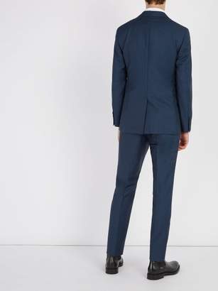 Burberry Soho Wool And Mohair Blend Suit - Mens - Blue
