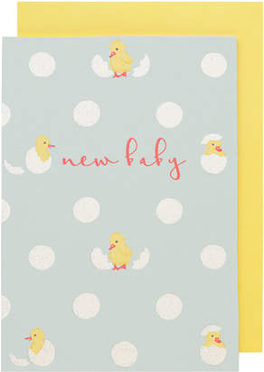 Cath Kidston Duckling Spot New Baby Card