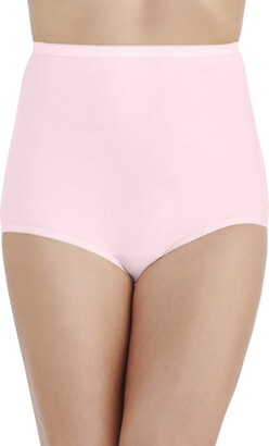 Vanity Fair Women's Perfectly Yours Tailored Cotton Brief Panty 15318