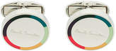 Thumbnail for your product : Paul Smith stripe edge circular cufflinks