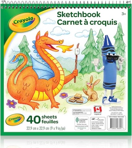 Crayola Heavyweight Drawing Paper Sketchbook in White