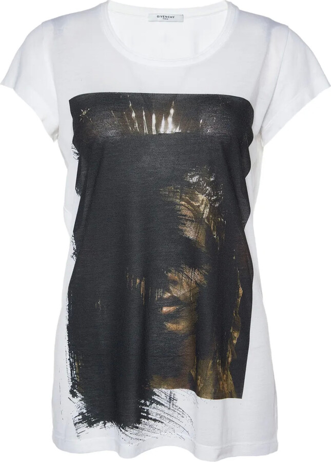 Givenchy Pre-Owned Printed Front Cotton T-Shirt