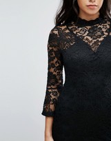 Thumbnail for your product : Jessica Wright High Neck Lace Shift Dress
