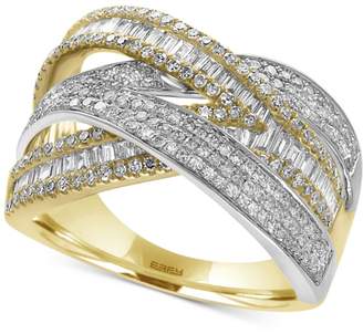 Effy Duo by EFFYandreg; Diamond Wrap Ring (1-1/4 ct. t.w.) in 14k Yellow and White Gold