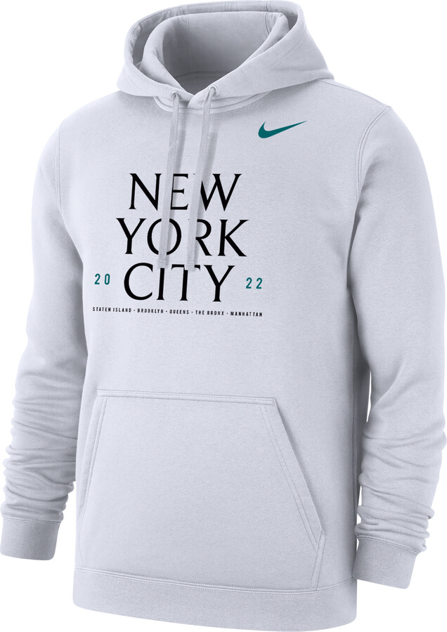 mens all white nike hoodie