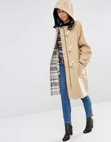 Thumbnail for your product : ASOS Hooded Duffle Coat In Oversized Fit