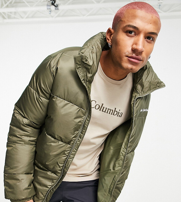 Columbia Puffect jacket in green Exclusive at ASOS - ShopStyle