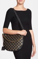 Thumbnail for your product : Marc Jacobs 'Small Nomad' Quilted Eyelet Leather Hobo