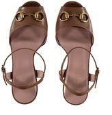 Thumbnail for your product : Gucci Leather Platform Sandals