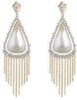 Thumbnail for your product : Alexis Bittar Crystal Capped Tassel Chain Post Earring