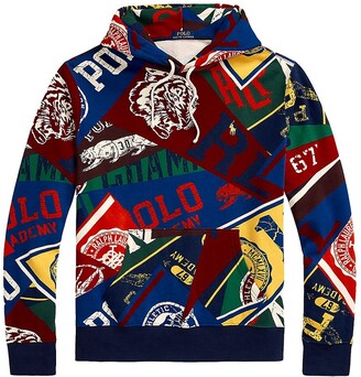 Polo Ralph Lauren Collegiate Flag Magic Fleece Hoodie - ShopStyle
