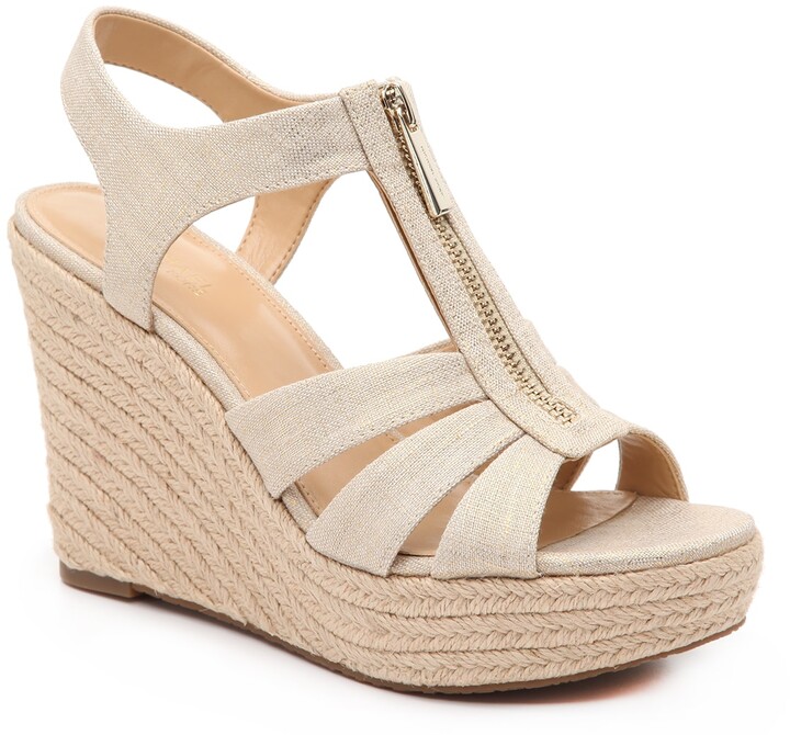 michael michael kors berkley espadrille wedge sandals
