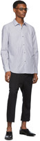 Thumbnail for your product : Ann Demeulemeester Black and White Riges Shirt