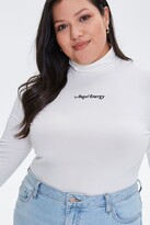 Thumbnail for your product : Forever 21 Plus Size Angel Energy Graphic Top