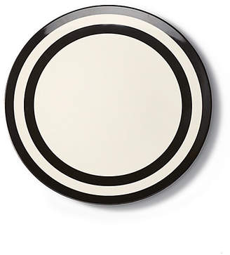 Kate Spade Black Striped Dinner Plate