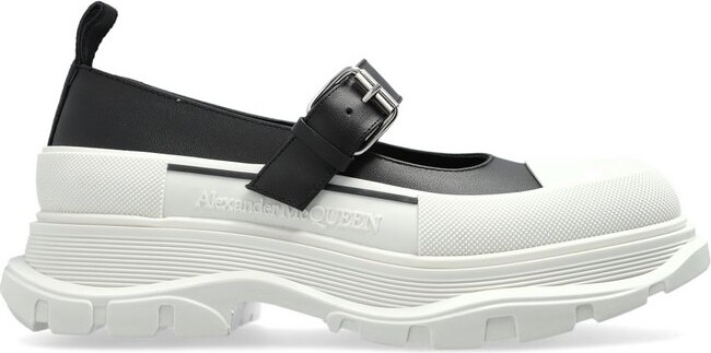 Alexander McQueen Buckle Detailed Mary Janes