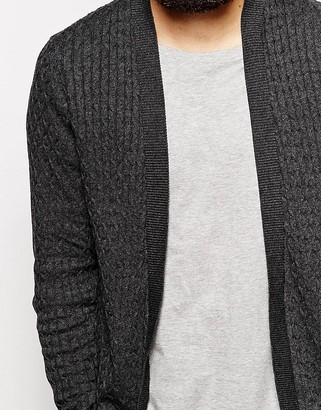 ASOS Cable Knit Cardigan
