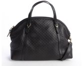 Thumbnail for your product : Gucci black microguccissima 'Nice' leather convertible  top handle bag