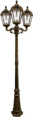 Gama Sonic Royal Triple-Head 450 Lumen Solar Lamp Post