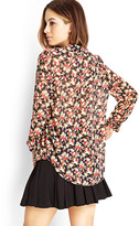 Thumbnail for your product : Forever 21 Nature-Inspired Floral Shirt