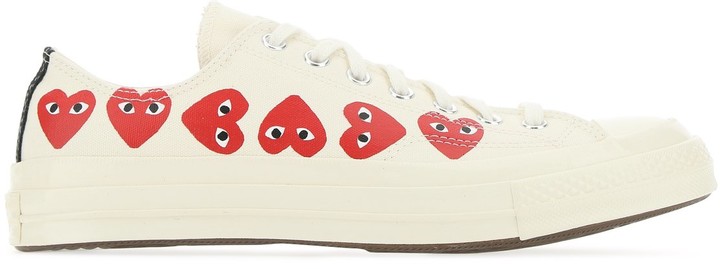 all star converse with heart