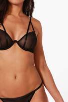 Thumbnail for your product : boohoo Nadia Continuous U Wire Mesh Bra