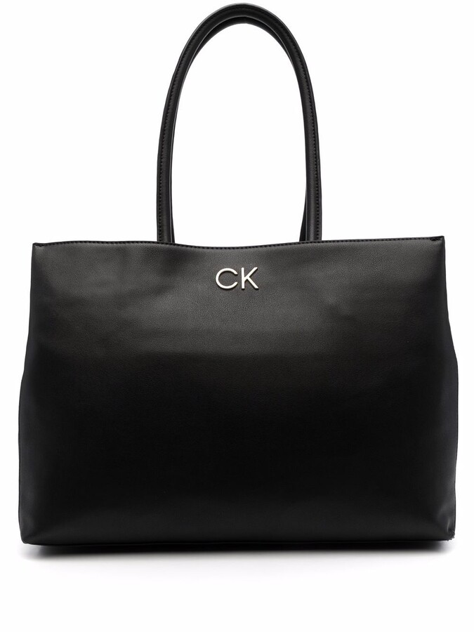 Calvin Klein Logo Tote | Shop The Largest Collection | ShopStyle