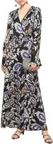 Thumbnail for your product : Forte Forte Printed Silk-satin Maxi Wrap Dress