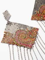 Thumbnail for your product : Etro Paisley-print Chainmail Drop Earrings - Multi