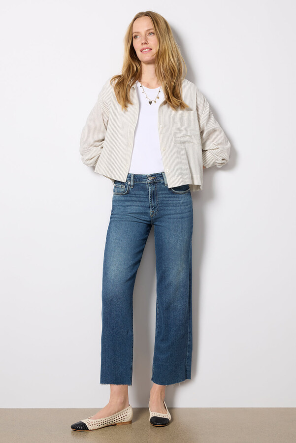 7 For All Mankind Cropped Alexa Jeans