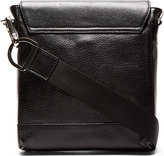 Thumbnail for your product : Diesel Black Gold Black Grained Leather Crossbody Bag