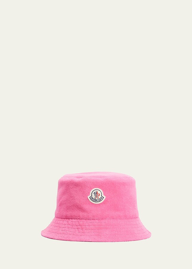 Moncler Terry Cloth Logo Bucket Hat ShopStyle