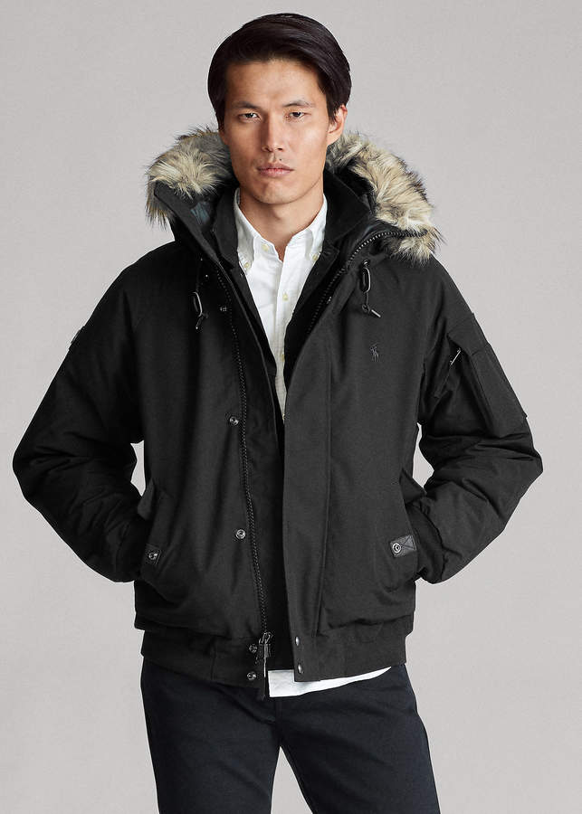 Ralph Lauren FauxFurTrim Down Jacket ShopStyle