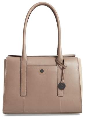 LODIS Los Angeles Business Chic Paula RFID-Protected Coated Leather & Suede Brief Shoulder Bag