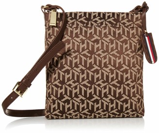 brown tommy hilfiger purse