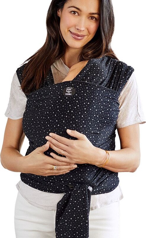 MOBY Petunia Pickle Bottom x Wrap Classic Baby Wrap Carrier in Terrazzo Black