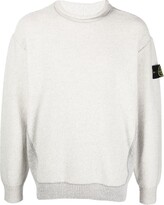 Thumbnail for your product : Stone Island Compass-patch roll-neck jumper
