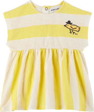 Bobo Choses Baby Yellow Stripes Dress