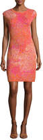 Thumbnail for your product : M Missoni Cap-Sleeve Jacquard Sheath Dress, Multi