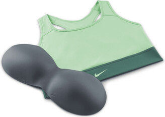 Nike Swoosh Women's Medium-Support 1-Piece Padded Longline Sports Bra (Plus  Size)