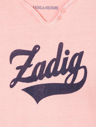 Zadig & Voltaire Kids logo T-shirt