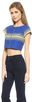 Thumbnail for your product : Alice + Olivia Amy Boxy Raglan Top