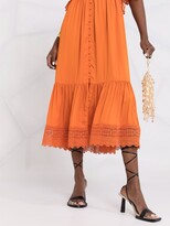 Thumbnail for your product : Self-Portrait Chiffon Midi Dress