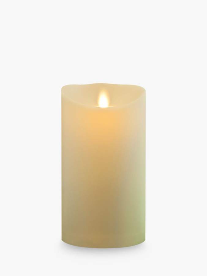 Luminara Living Flame Effect LED Pillar Candle, 18 x 8cm ShopStyle Home