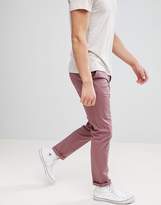 Thumbnail for your product : ASOS Design Slim Chinos In Purple Taupe